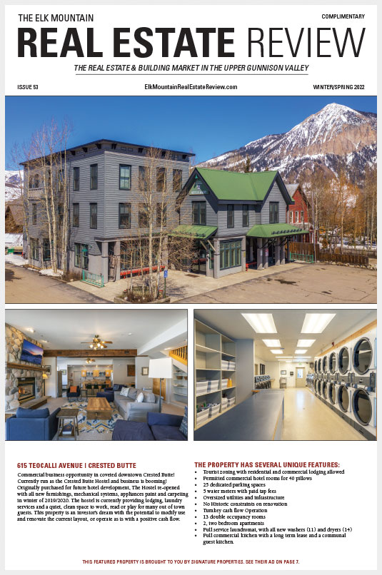 THE REAL ESTATE & BUILDING MARKET IN THE UPPER GUNNISON VALLEY
